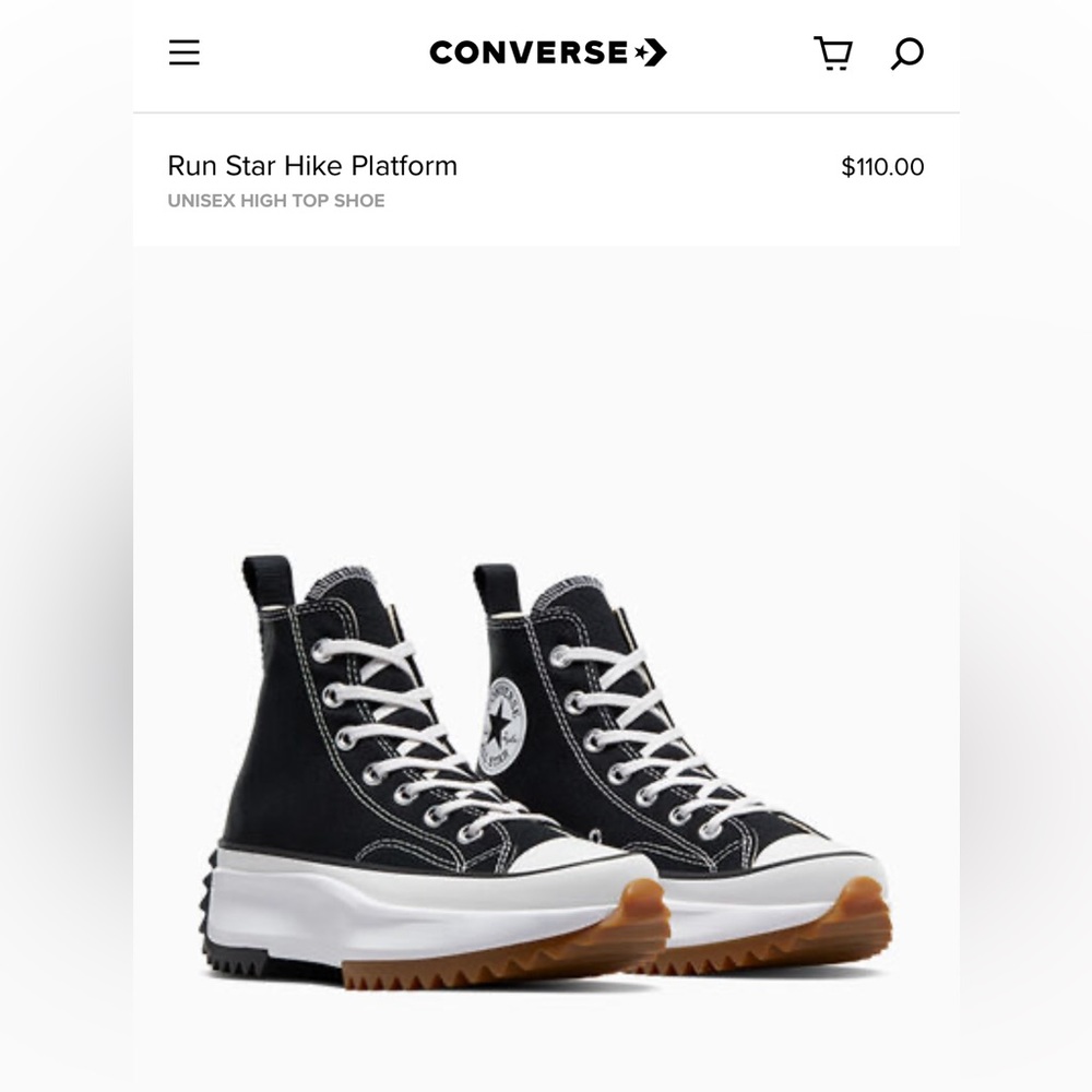 Converse Run Star Hike Platforms